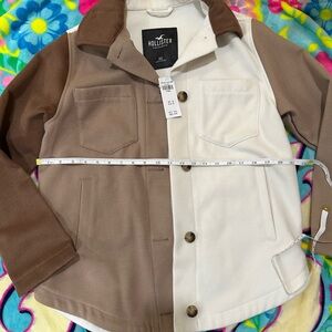 oversized hollister jacket